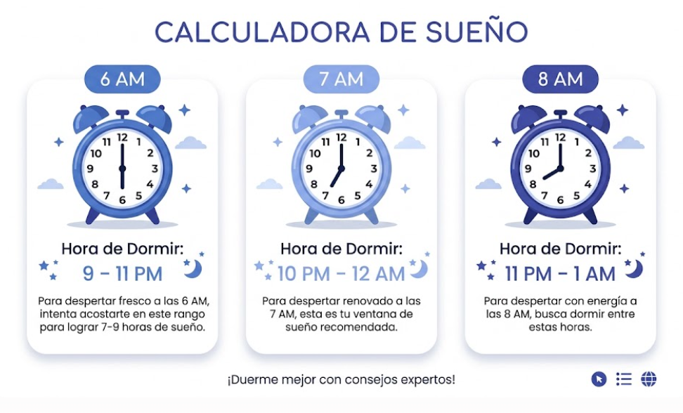 ¿A Qué Hora Dormir para Despertar a las 6, 7 u 8? Hora de dormir para despertar a las 6, 7 u 8 de la mañana